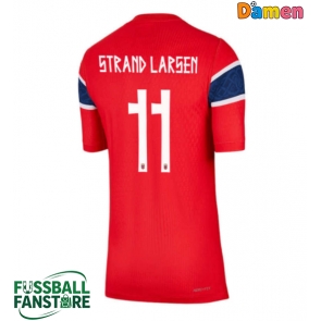 Norwegen Jorgen Strand Larsen #11 Replik Heimtrikot Damen WM 2026 Kurzarm